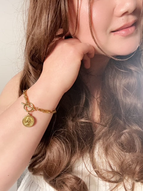 Roman Medallion bracelet